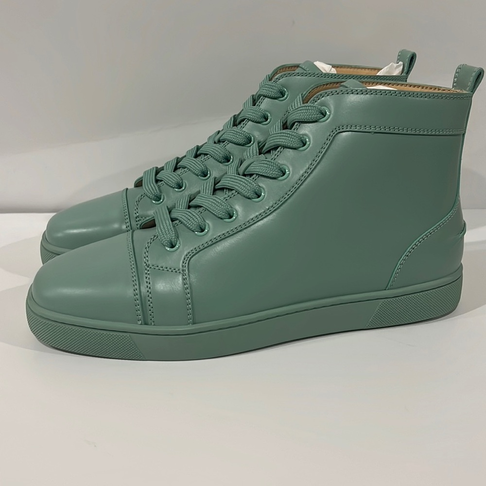 Christian LouBoutin LOUIS FLAT CALF E047 AMANDE 3091177. Size 43